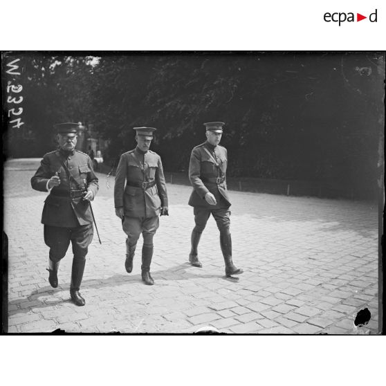 Conférence interalliées, le général américain Bliss. [légende d'origine]