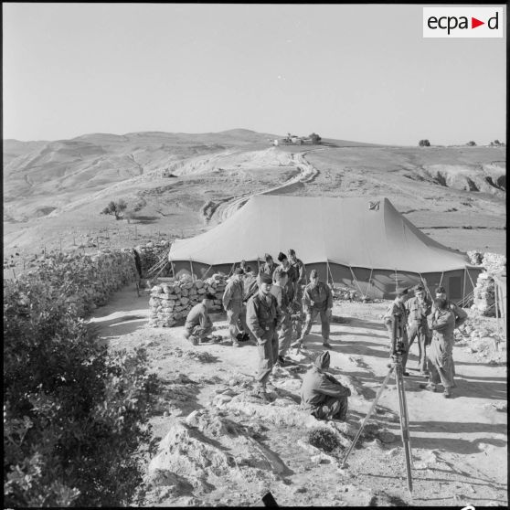 Un groupe de fantassins, département de Mostaganem.