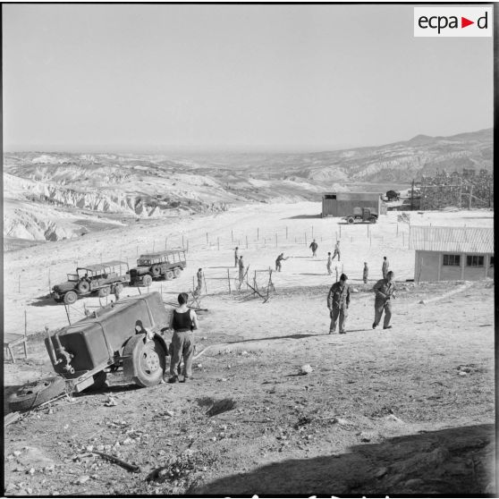 Plan général d'un poste, département de Mostaganem.