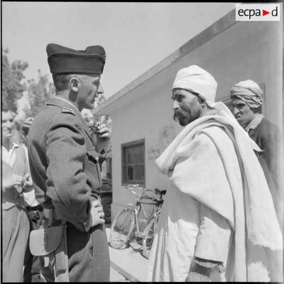 Un commandant de l'infanterie coloniale.