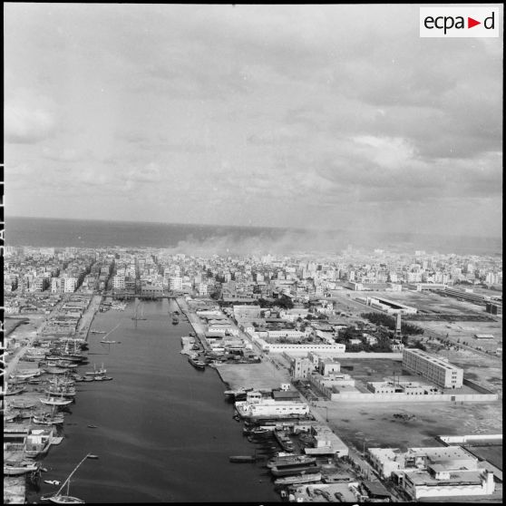 Vue aérienne de Port-Saïd.
