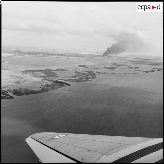 Vue aérienne des environs de Port-Saïd.