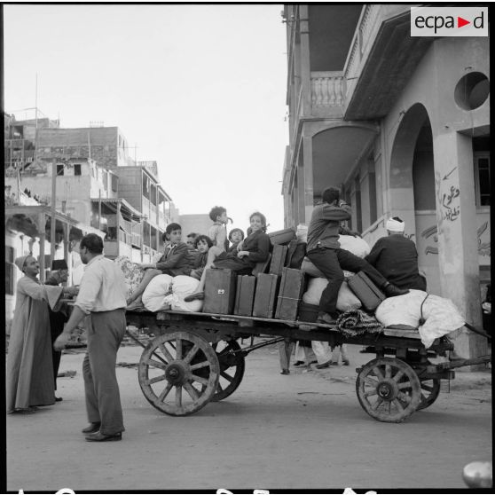 La ville d'El Cap, située entre Port-Saïd et El Kantara.