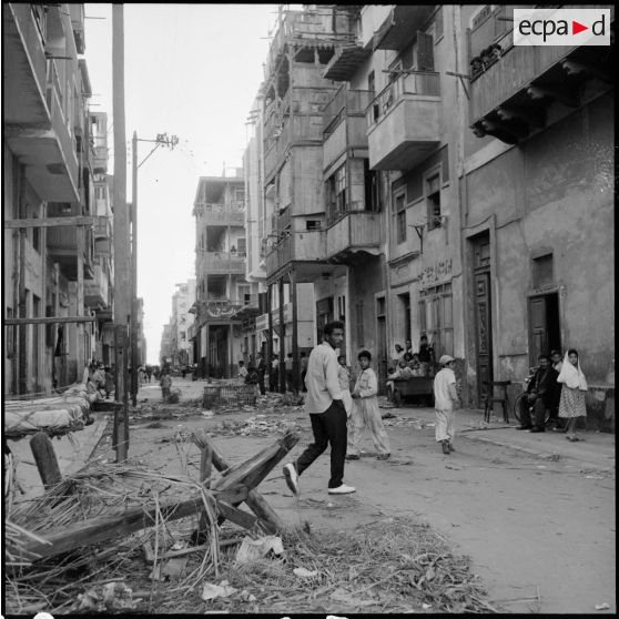 La ville d'El Cap, située entre Port-Saïd et El Kantara.