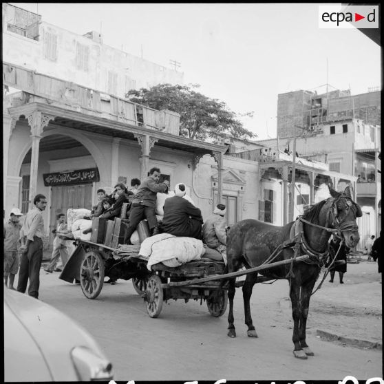 La ville d'El Cap, située entre Port-Saïd et El Kantara.