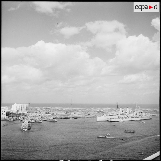 L'entrée du canal de Suez à Port-Saïd.