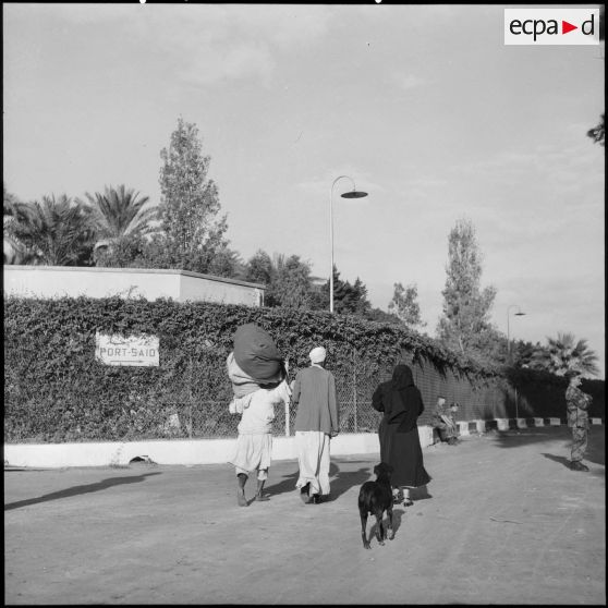 Les habitants de Port-Saïd regagnent leurs habitations.