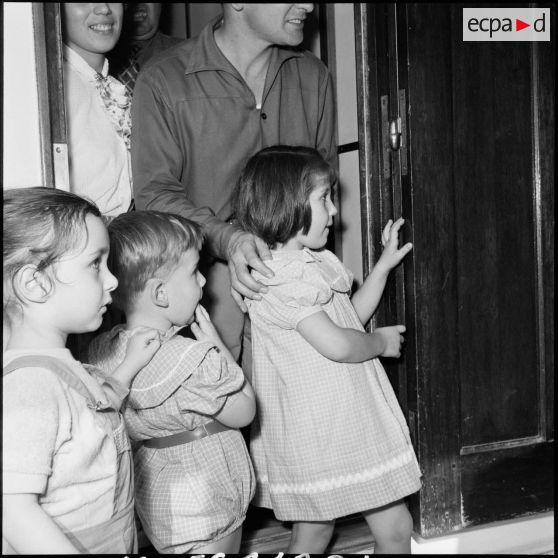 Les ressortissants français de Port-Saïd à bord du Sampiero Corso à destination de Marseille.