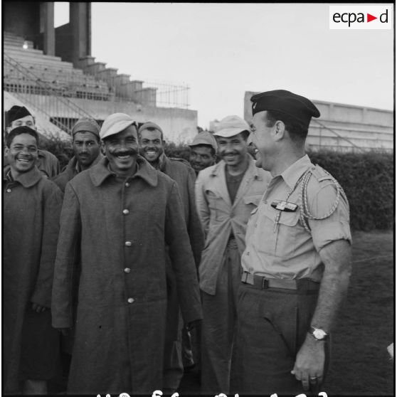 Le camp de prisonniers égyptiens à Port-Fouad.