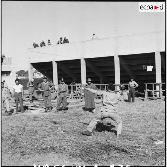 Le camp de prisonniers égyptiens à Port-Fouad.