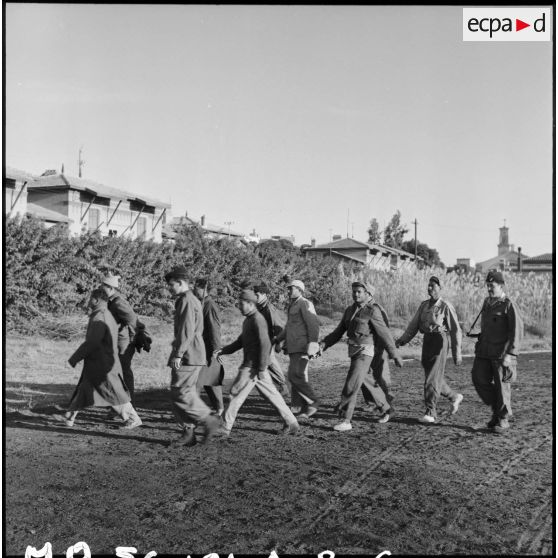 Le camp de prisonniers égyptiens à Port-Fouad.