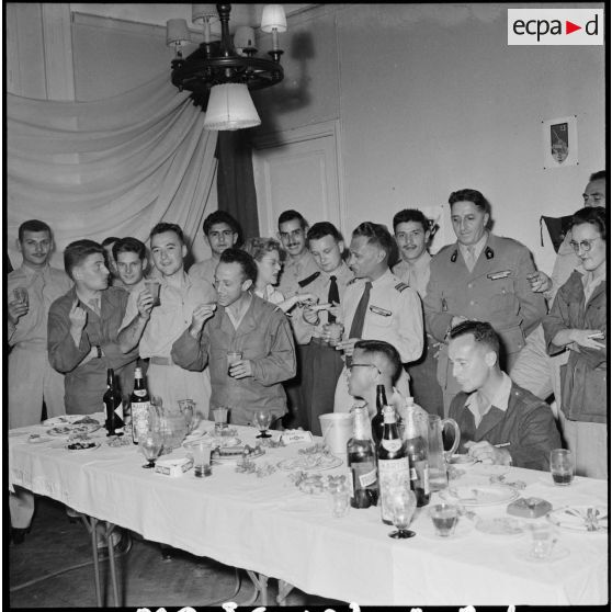 Fête de la Sainte Barbe au Génie de la Force A à Port-Fouad.