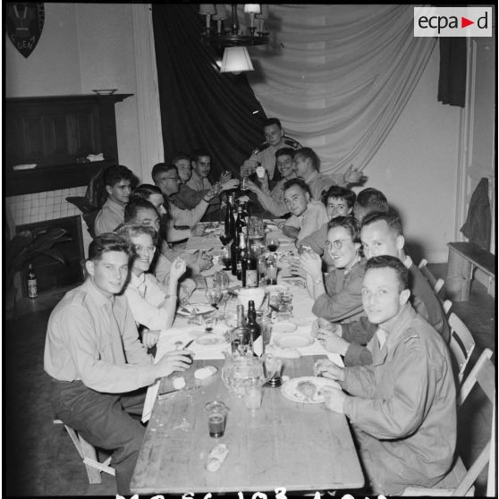 Fête de la Sainte Barbe au Génie de la Force A à Port-Fouad.