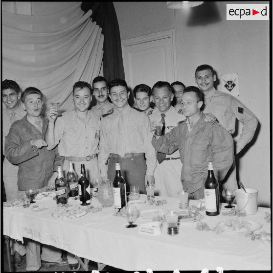 Fête de la Sainte Barbe au Génie de la Force A à Port-Fouad.