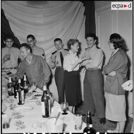 Fête de la Sainte Barbe au Génie de la Force A à Port-Fouad.