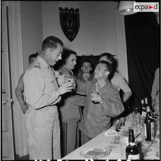Fête de la Sainte Barbe au Génie de la Force A à Port-Fouad.