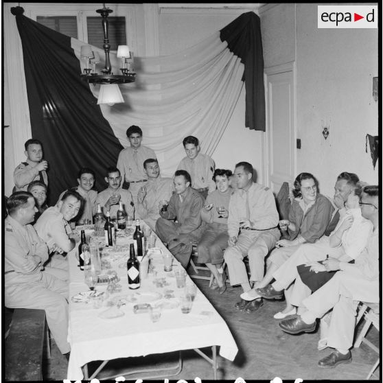 Fête de la Sainte Barbe au Génie de la Force A à Port-Fouad.