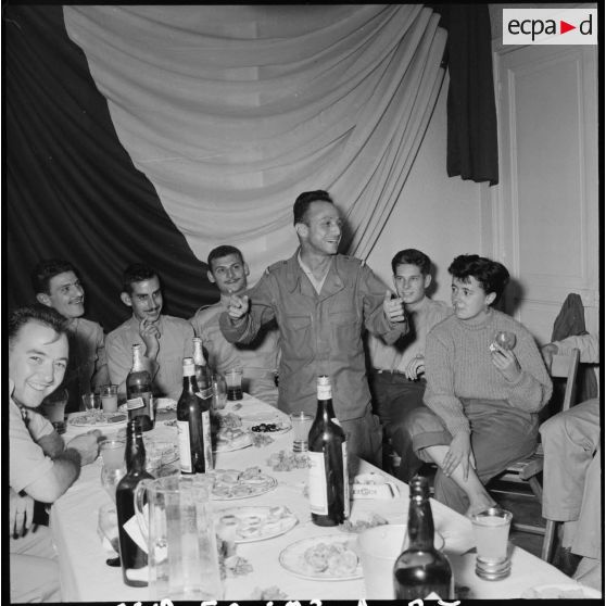 Fête de la Sainte Barbe au Génie de la Force A à Port-Fouad.