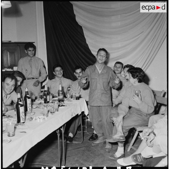 Fête de la Sainte Barbe au Génie de la Force A à Port-Fouad.