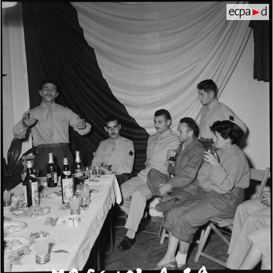 Fête de la Sainte Barbe au Génie de la Force A à Port-Fouad.