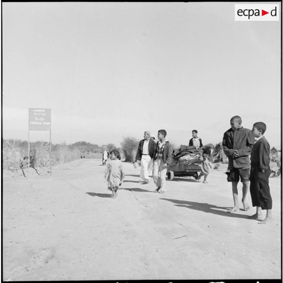 Le camp de réfugiés palestiniens de Jabalia.