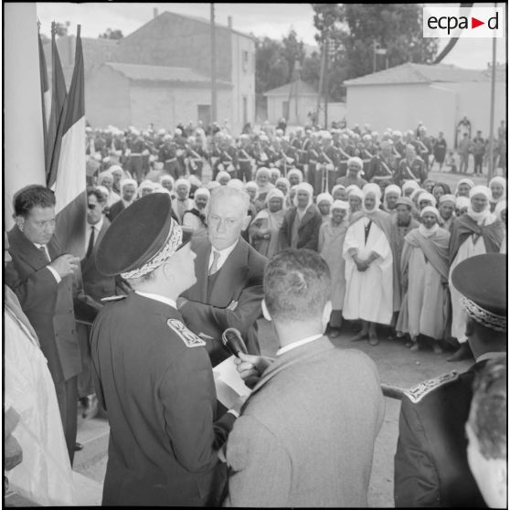 Allocution de M. Alègre de la Soujeole, sous-préfet de Boghari.