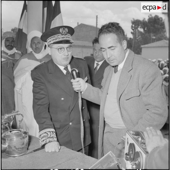 Interview de M. Bonhomme à Boghari.