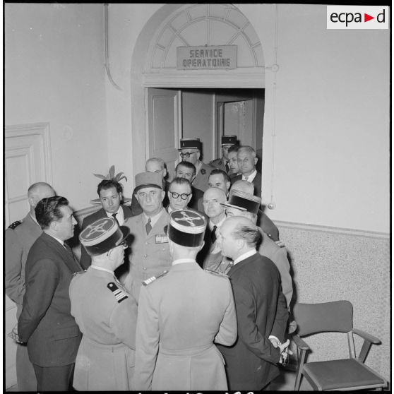 Visite des services de l'hôpital Maillot d'Alger.