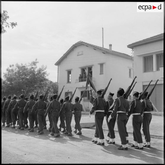 Le drapeau du 23e RIC (23e régiment d'infanterie coloniale).