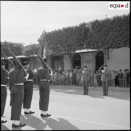 Le colonel Mailloux du 23e RIC (23e régiment d'infanterie coloniale).