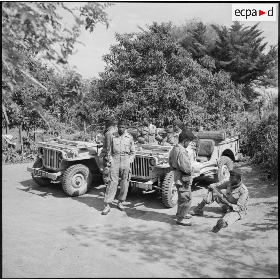 Groupe de chauffeurs du 23e RIC, Cherchell.