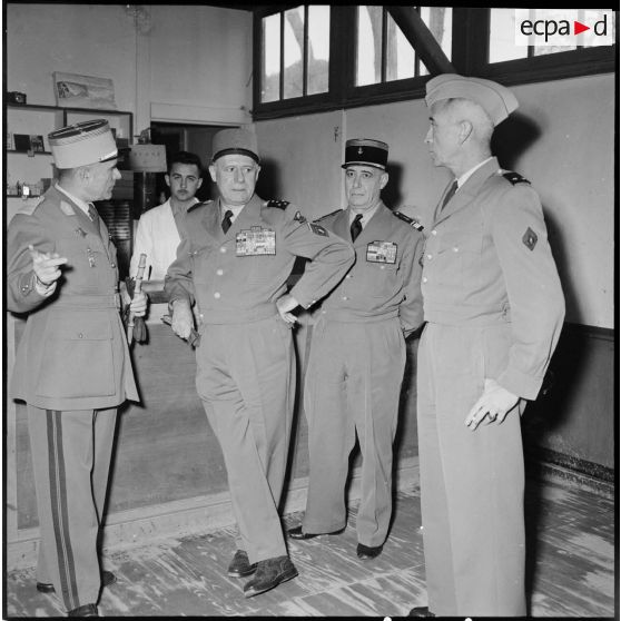 Le foyer du centre d'instruction de l'arme blindée et cavalerie (CIABC) du camp du Lido à Fort de l'Eau.