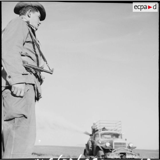 Epandage de produit phytosanitaire, Mascara.