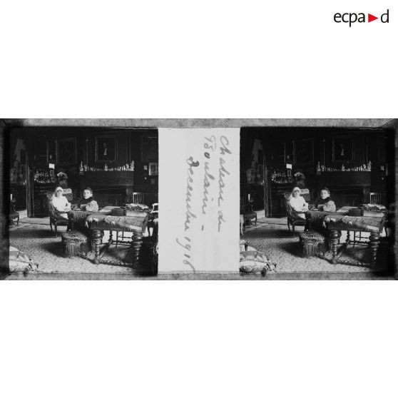 Château de Boulaine. Décembre 1916. [légende d'origine]