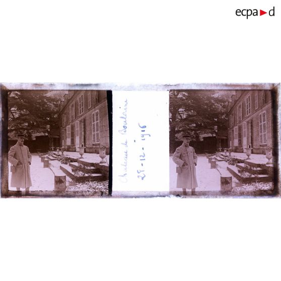 Château de Boulaine. 28-12-1916. [légende d'origine]