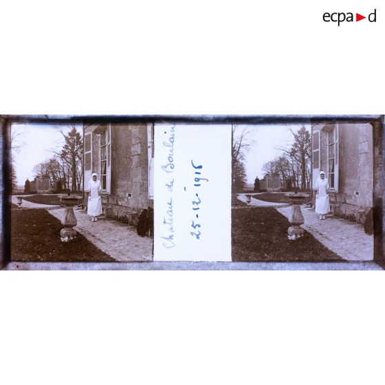 Château de Boulaine. 25-12-1916. [légende d'origine]