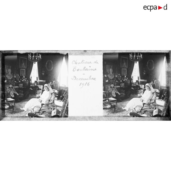 Château de Boulaine. Décembre 1916. [légende d'origine]