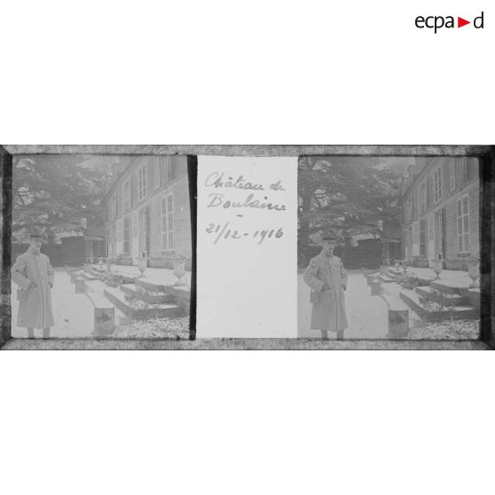Château de Boulaine. 21/12-1916. [légende d'origine]