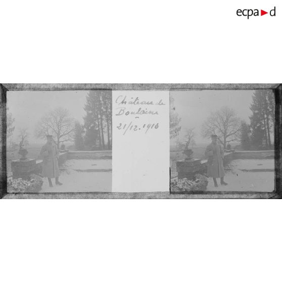 Château de Boulaine. 21/12-1916. [légende d'origine]