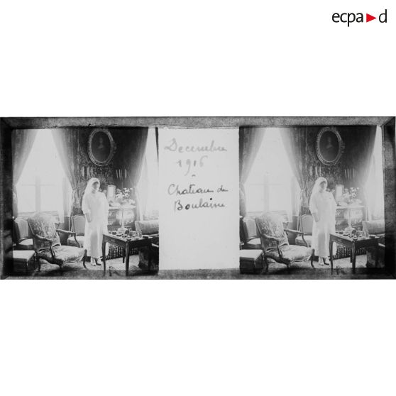 Décembre 1916. Château de Boulaine. [légende d'origine]