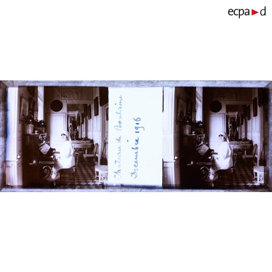 Château de Boulaine. Décembre 1916. [légende d'origine]