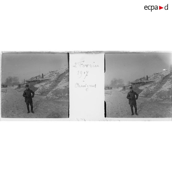 2 février 1917. Chuignes. [légende d'origine]
