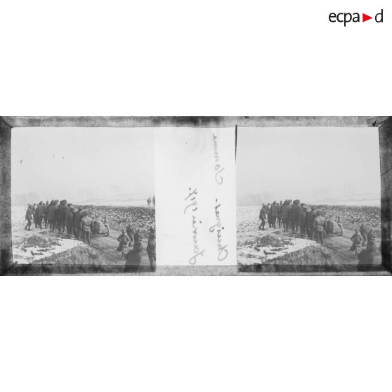 Chuignes. Somme. Janvier 1917. [légende d'origine]