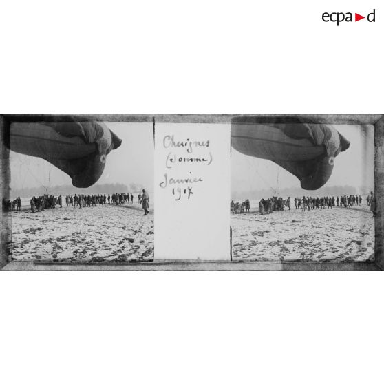 Chuignes (Somme). Janvier 1917. [légende d'origine]