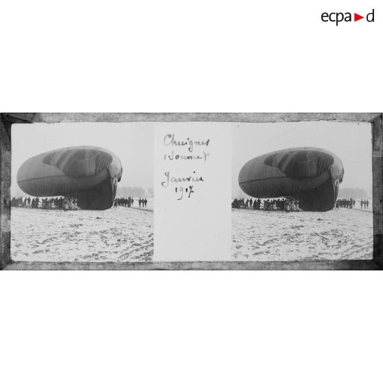 Chuignes (Somme). Janvier 1917. [légende d'origine]