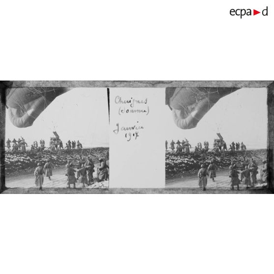 Chuignes (Somme). Janvier 1917. [légende d'origine]