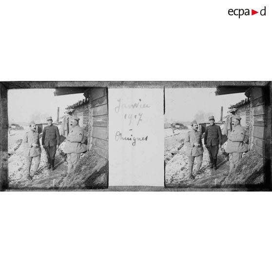 Janvier 1917. Chuignes. [légende d'origine]