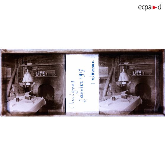 Chuignes. Janvier 1917 (Somme). [légende d'origine]