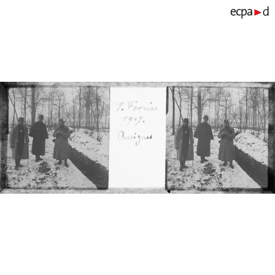 1er février 1917. Chuignes. [légende d'origine]