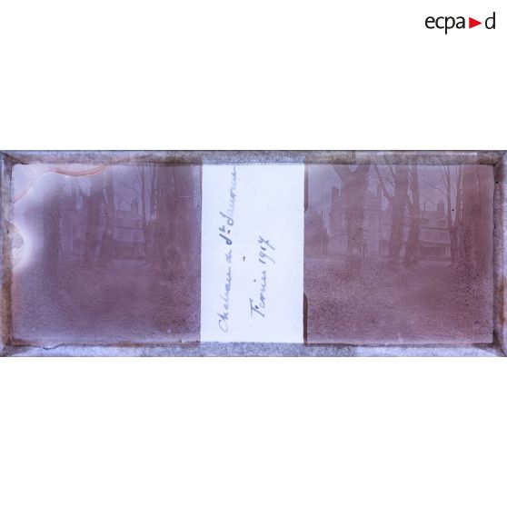 Château de S[ain]t Sauveur. Février 1917. [légende d'origine]